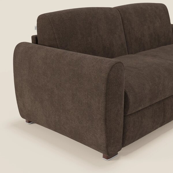 Kaleo Divano letto moderno con materasso H17 cm - in raffinato tessuto