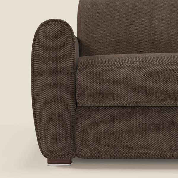 Kaleo Divano letto moderno con materasso H17 cm - in raffinato tessuto