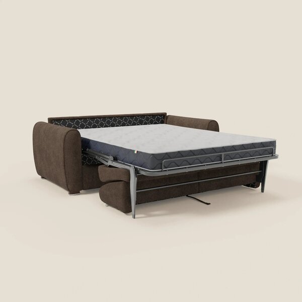 Kaleo Divano letto moderno con materasso H17 cm - in raffinato tessuto