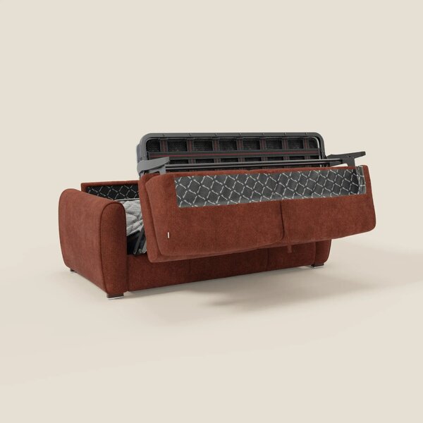 Kaleo Divano letto moderno con materasso H17 cm - in raffinato tessuto