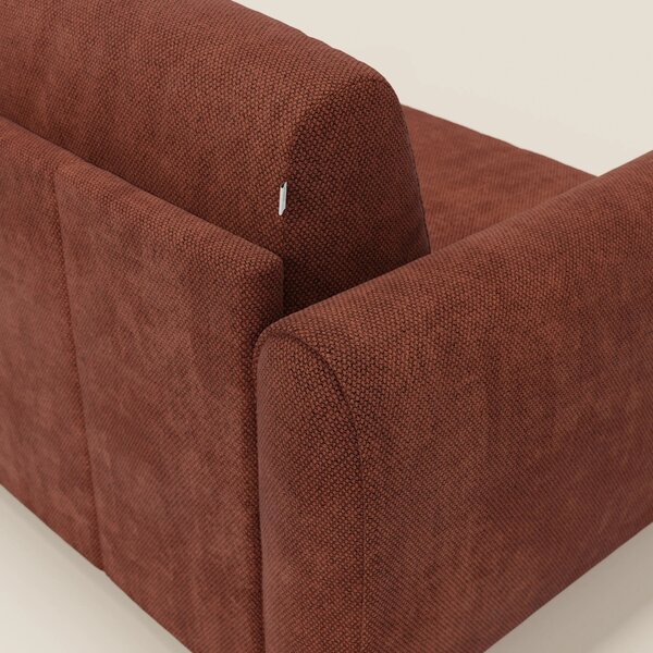 Kaleo Divano letto moderno con materasso H17 cm - in raffinato tessuto