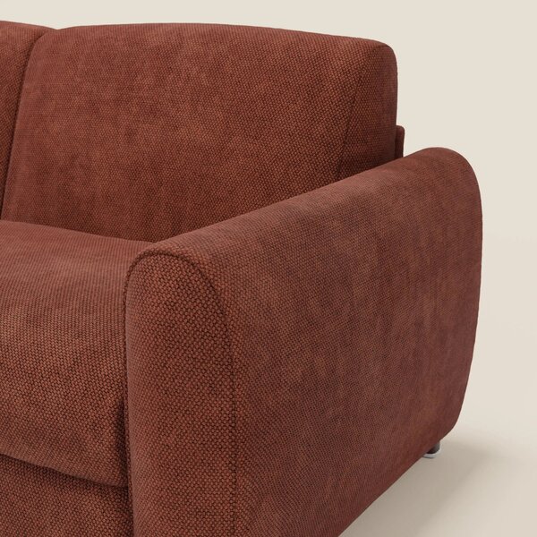 Kaleo Divano letto moderno con materasso H17 cm - in raffinato tessuto