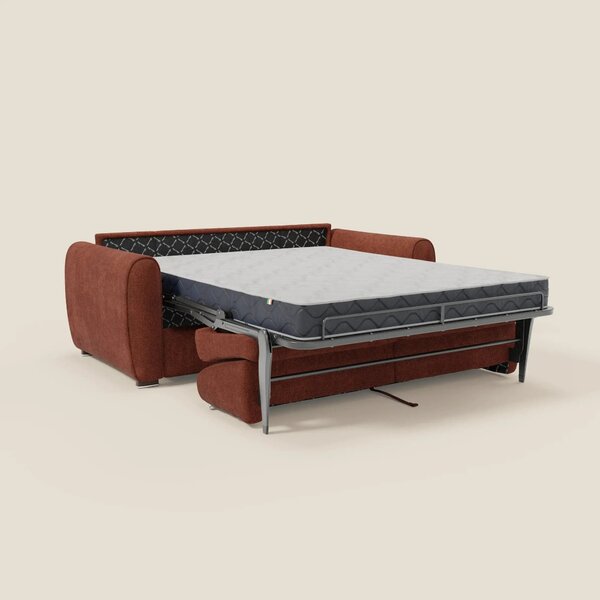 Kaleo Divano letto moderno con materasso H17 cm - in raffinato tessuto
