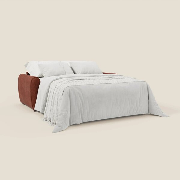Kaleo Divano letto moderno con materasso H17 cm - in raffinato tessuto