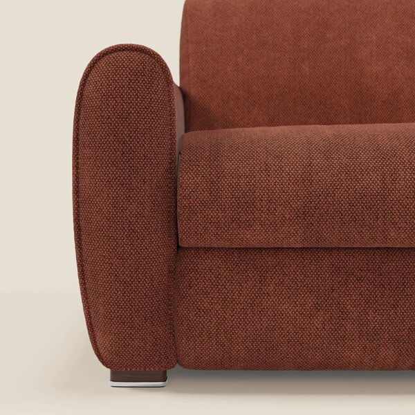 Kaleo Divano letto moderno con materasso H17 cm - in raffinato tessuto