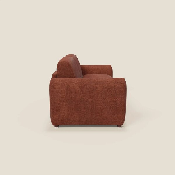 Kaleo Divano letto moderno con materasso H17 cm - in raffinato tessuto