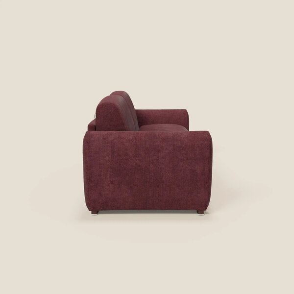 Kaleo Divano letto moderno con materasso H17 cm - in raffinato tessuto