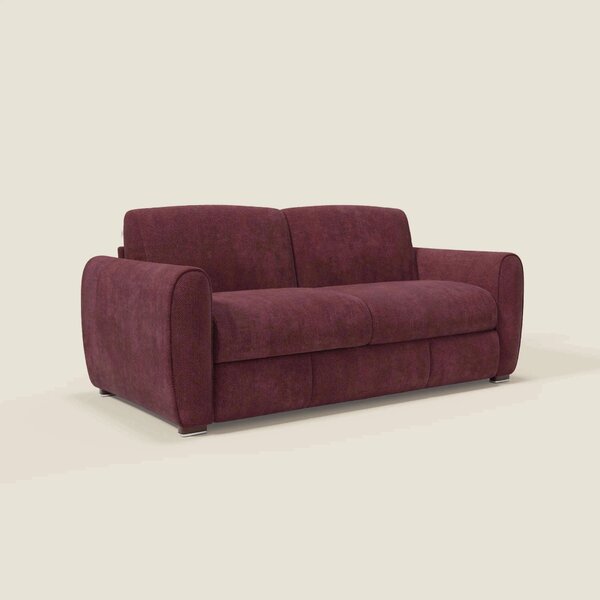 Kaleo Divano letto moderno con materasso H17 cm - in raffinato tessuto