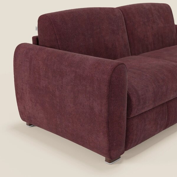 Kaleo Divano letto moderno con materasso H17 cm - in raffinato tessuto
