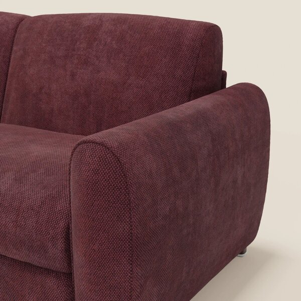 Kaleo Divano letto moderno con materasso H17 cm - in raffinato tessuto