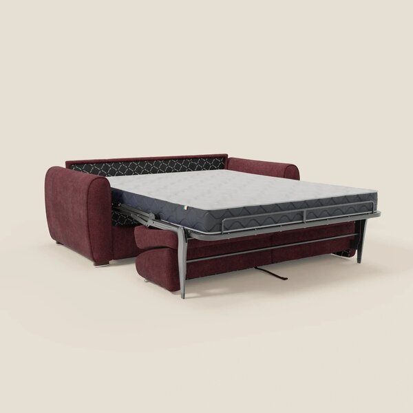 Kaleo Divano letto moderno con materasso H17 cm - in raffinato tessuto