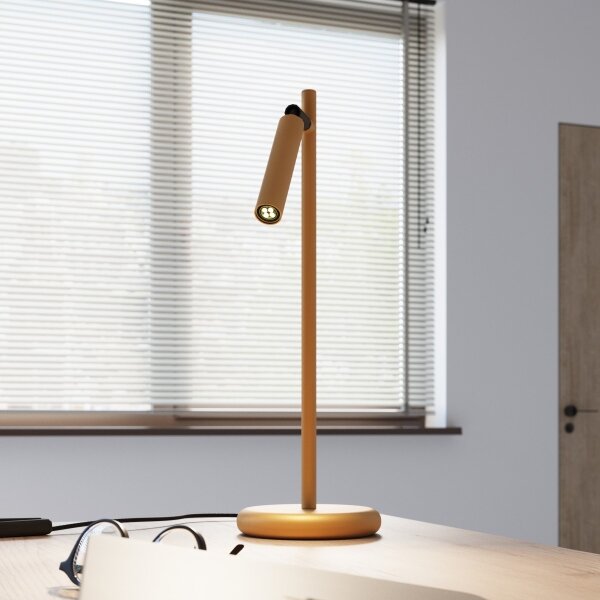 Sollux SL.1470 - Lampada da tavolo PASTELO 1xG9/8W/230V oro