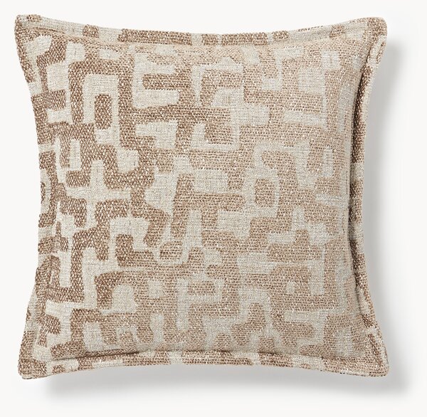 Cuscino in viscosa con motivo jacquard Contia