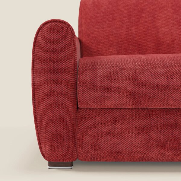 Kaleo Divano letto moderno con materasso H17 cm - in raffinato tessuto