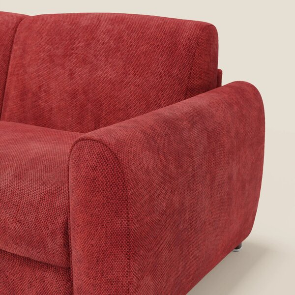 Kaleo Divano letto moderno con materasso H17 cm - in raffinato tessuto