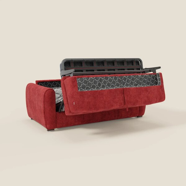 Kaleo Divano letto moderno con materasso H17 cm - in raffinato tessuto