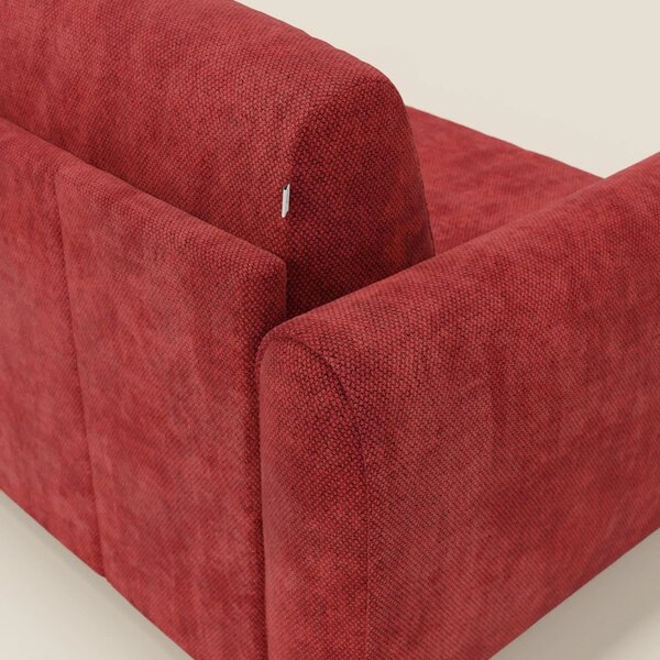 Kaleo Divano letto moderno con materasso H17 cm - in raffinato tessuto