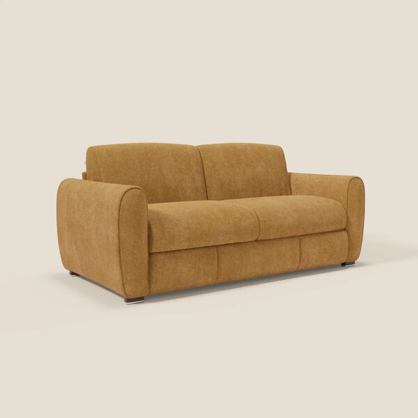 Kaleo Divano letto moderno con materasso H17 cm - in raffinato tessuto