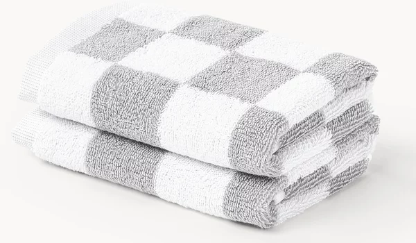 Westwing Crosby Studios, Asciugamano in cotone Damier, varie misure