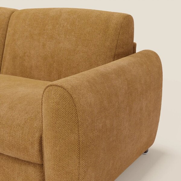 Kaleo Divano letto moderno con materasso H17 cm - in raffinato tessuto