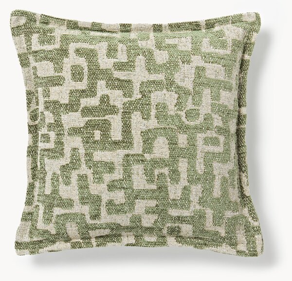 Cuscino in viscosa con motivo jacquard Contia