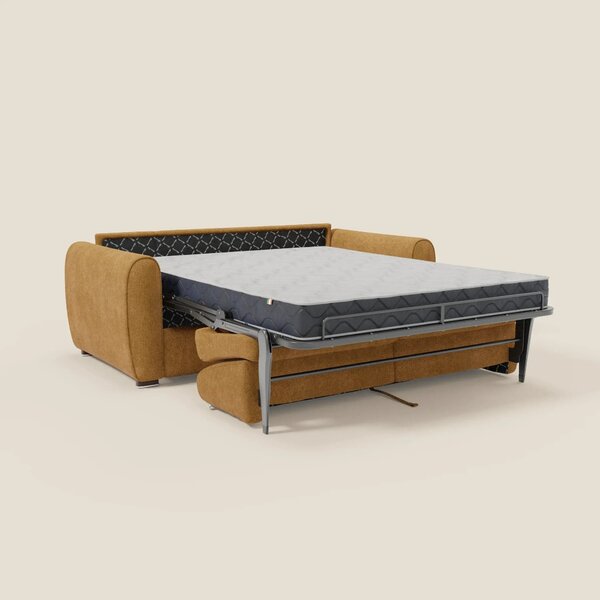 Kaleo Divano letto moderno con materasso H17 cm - in raffinato tessuto