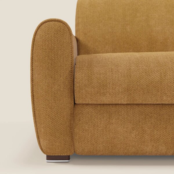 Kaleo Divano letto moderno con materasso H17 cm - in raffinato tessuto