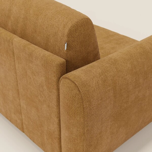 Kaleo Divano letto moderno con materasso H17 cm - in raffinato tessuto