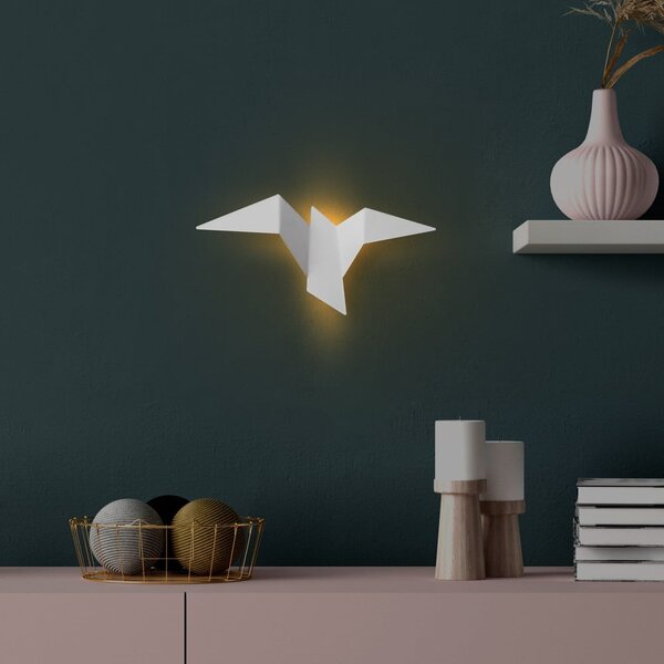 Lampada da parete LED bianca Pacali – Opviq lights