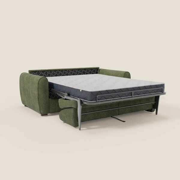 Kaleo Divano letto moderno con materasso H17 cm - in raffinato tessuto