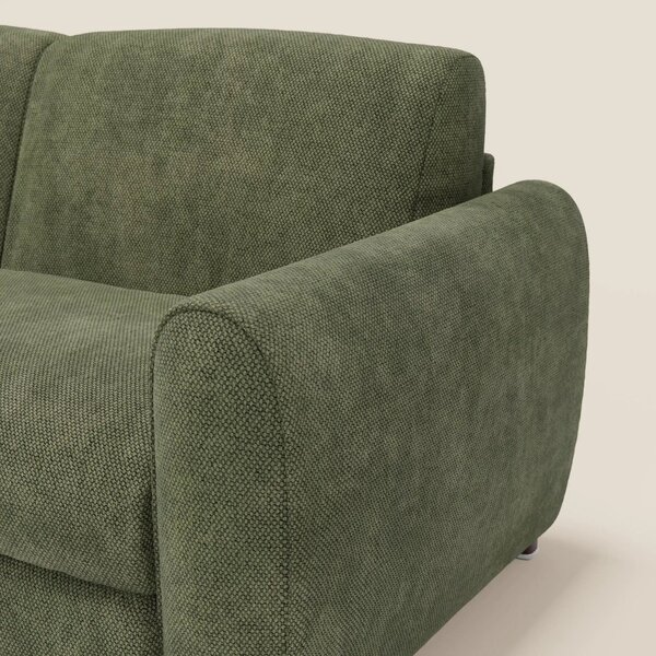 Kaleo Divano letto moderno con materasso H17 cm - in raffinato tessuto