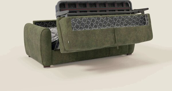 Kaleo Divano letto moderno con materasso H17 cm - in raffinato tessuto