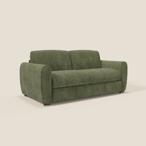 Kaleo Divano letto moderno con materasso H17 cm - in raffinato tessuto