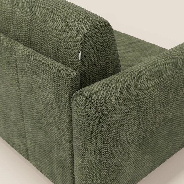 Kaleo Divano letto moderno con materasso H17 cm - in raffinato tessuto