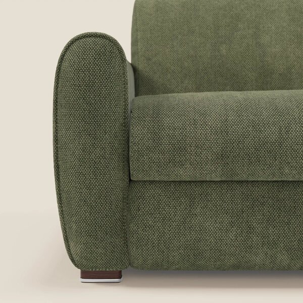 Kaleo Divano letto moderno con materasso H17 cm - in raffinato tessuto