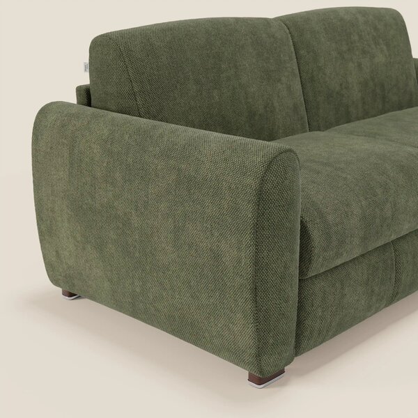 Kaleo Divano letto moderno con materasso H17 cm - in raffinato tessuto