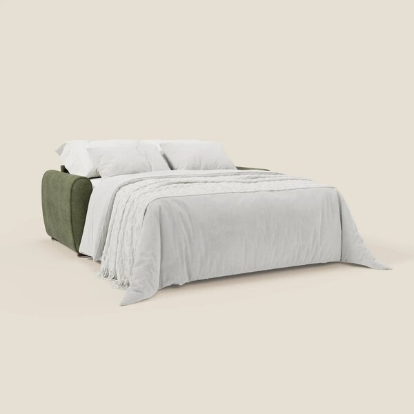 Kaleo Divano letto moderno con materasso H17 cm - in raffinato tessuto