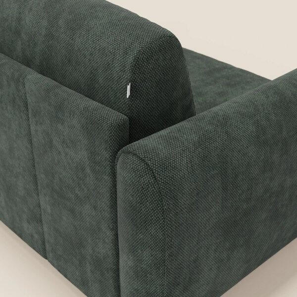 Kaleo Divano letto moderno con materasso H17 cm - in raffinato tessuto