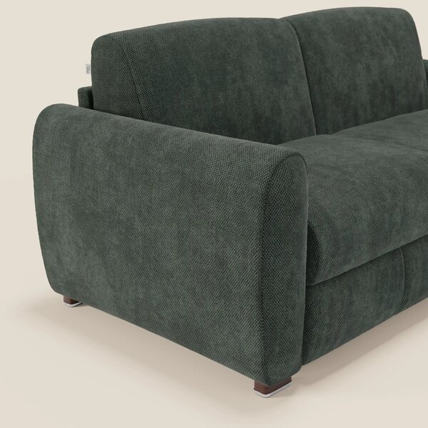 Kaleo Divano letto moderno con materasso H17 cm - in raffinato tessuto