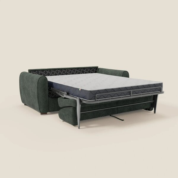 Kaleo Divano letto moderno con materasso H17 cm - in raffinato tessuto