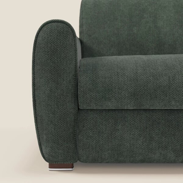Kaleo Divano letto moderno con materasso H17 cm - in raffinato tessuto