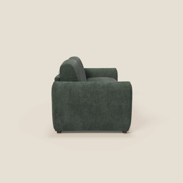 Kaleo Divano letto moderno con materasso H17 cm - in raffinato tessuto