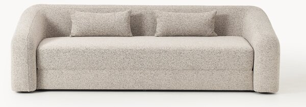 Divano letto 3 posti in bouclé Eliot