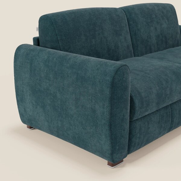 Kaleo Divano letto moderno con materasso H17 cm - in raffinato tessuto