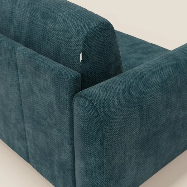 Kaleo Divano letto moderno con materasso H17 cm - in raffinato tessuto
