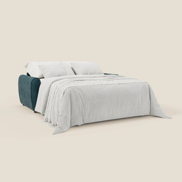 Kaleo Divano letto moderno con materasso H17 cm - in raffinato tessuto