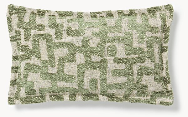 Cuscino in viscosa con motivo jacquard Contia