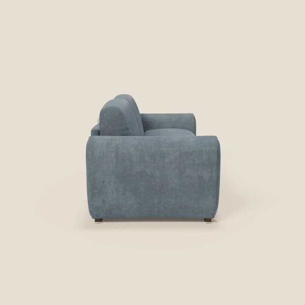 Kaleo Divano letto moderno con materasso H17 cm - in raffinato tessuto