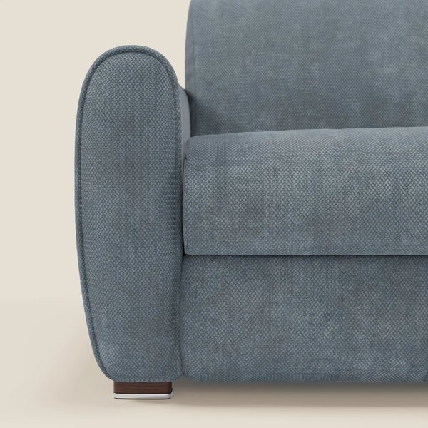 Kaleo Divano letto moderno con materasso H17 cm - in raffinato tessuto