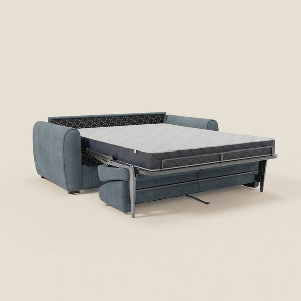 Kaleo Divano letto moderno con materasso H17 cm - in raffinato tessuto